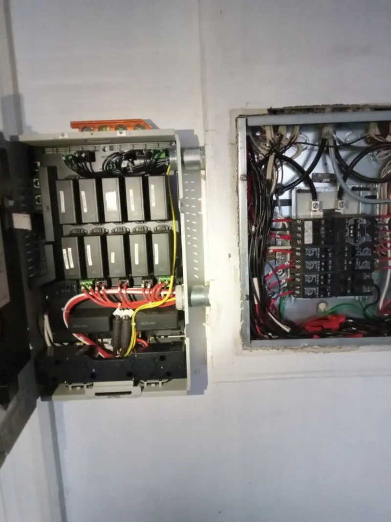 Electrical panel upgrade completed for Indoor Lighting Installation in Lexington
